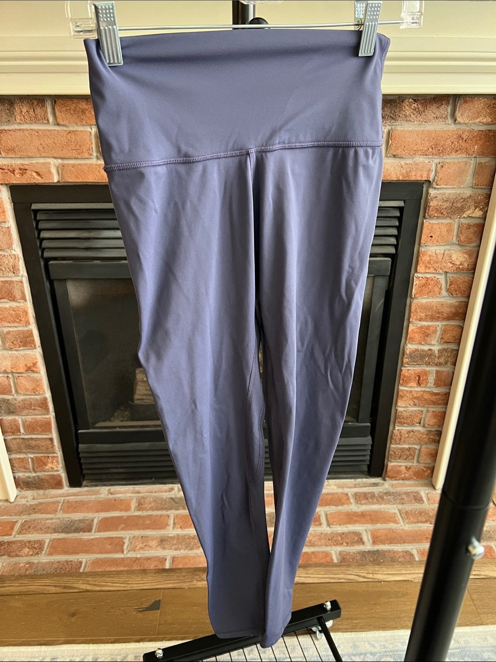 High-Waist Leggings in Dusty Lavender - Smooth Support